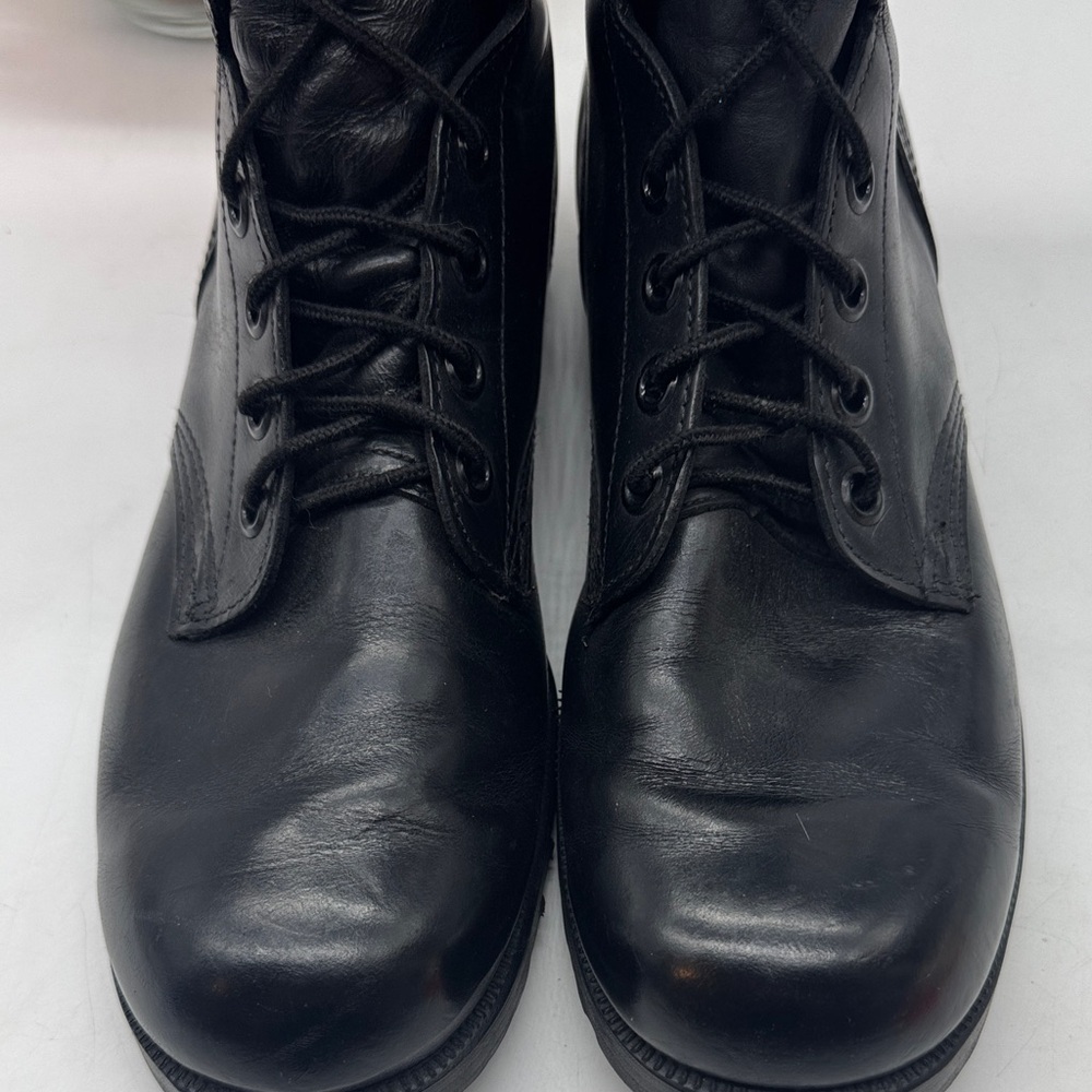 Original Issue Black Military Combat Boots Size 11.5N TB8350 - Picture 6 of 16